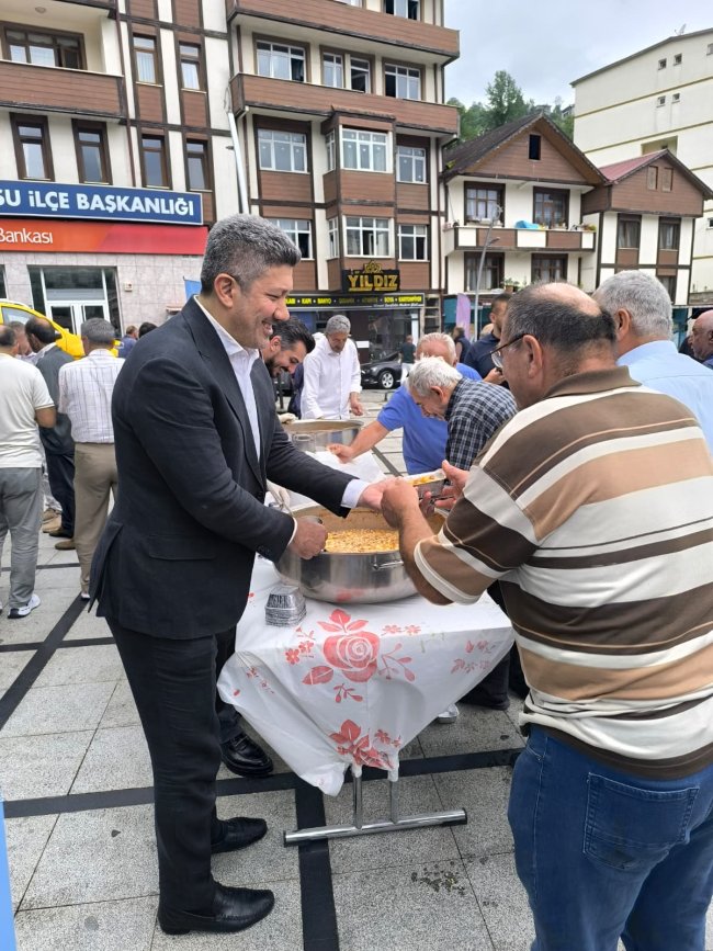 AŞURE İKRAMI YAPILDI.