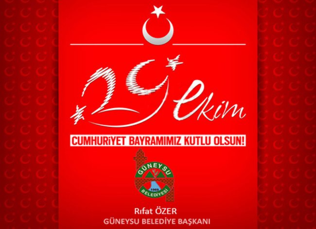 Başkan Özer'den Cumhuriyet Bayramı Mesajı