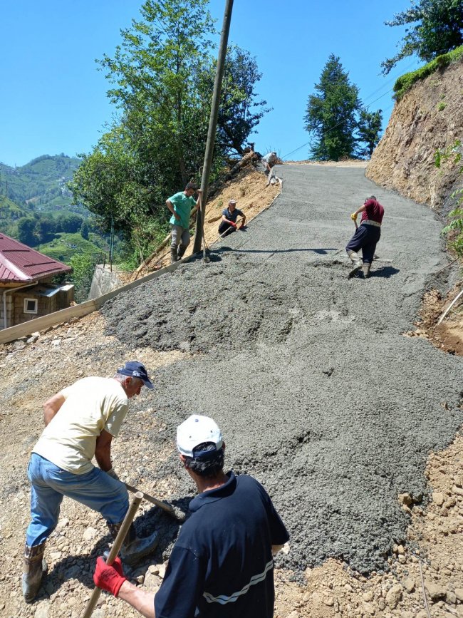 YOL BETONU ÇALIŞMALARIMIZ