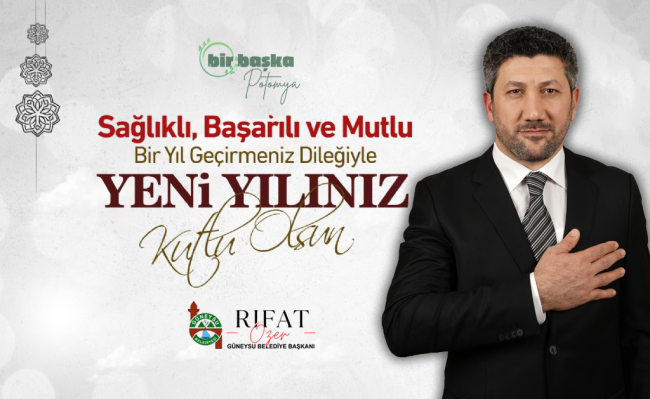 BAŞKAN ÖZER'DEN YENİ YIL MESAJI;