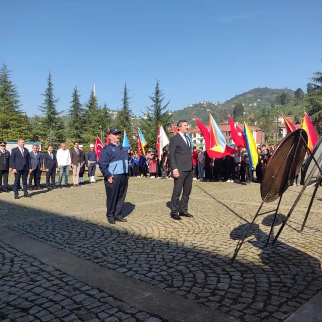 29 EKİM CUMHURİYET BAYRAMI ÇELENK SUNMA TÖRENİ