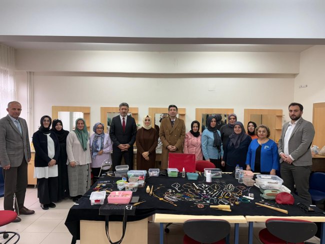 HALK EĞİTİM MERKEZİNE ZİYARET