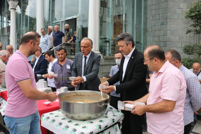 AŞURE İKRAMI YAPILDI.