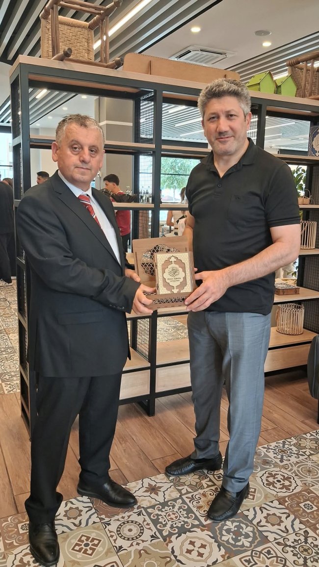 İLÇE EMNİYET MÜDÜRÜNE VEDA PROGRAMI DÜZENLENDİ.
