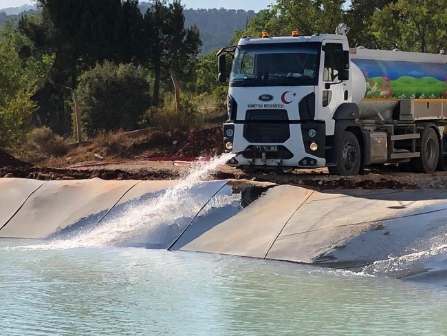 YANGIN BÖLGESİNDEKİ ÇALIŞMALARIMIZ DEVAM EDİYOR.