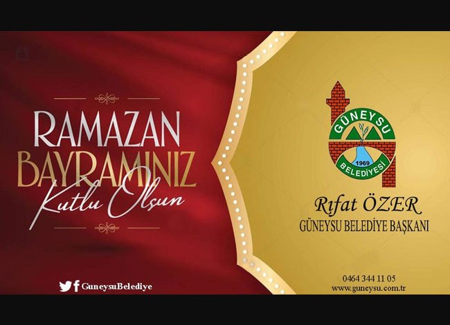 BAŞKAN RIFAT ÖZER'DEN RAMAZAN BAYRAMI MESAJI