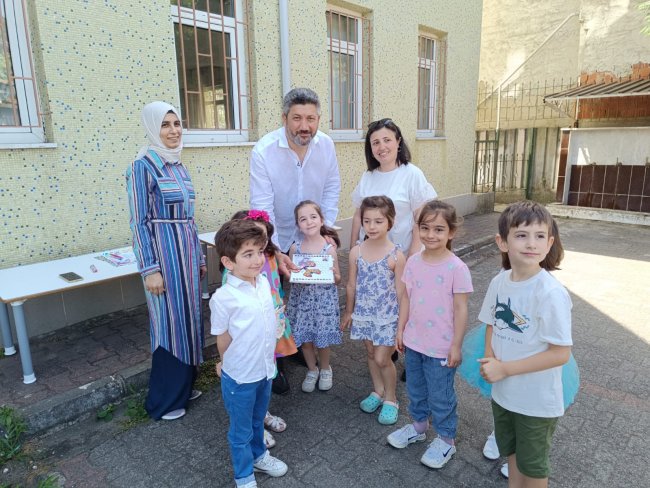 BAŞKAN ÖZER KARNE ETKİNLİĞİNE KATILDI.