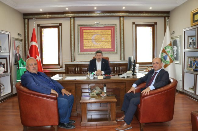 MUHTARLAR FEDERASYONU BAŞKANINDAN ZİYARET
