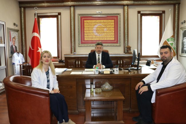 BAŞKAN ÖZER'E ZİYARET