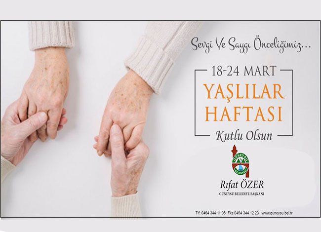 YAŞLILARA SAYGI HAFTASI