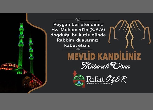 BAŞKAN ÖZER'DEN KANDİL MESAJI