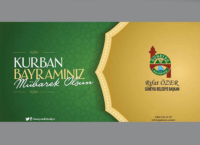 BAŞKAN ÖZER'DEN KURBAN BAYRAMI MESAJI