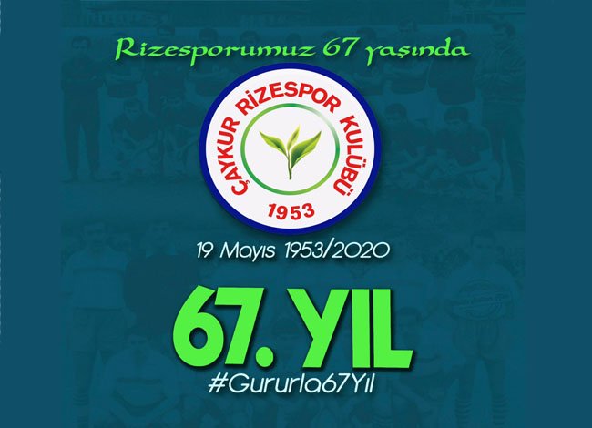 RİZE SPOR KULÜBÜNÜN KURULUŞUNUN 67. YIL DÖNÜMÜ